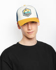 Born to kitesurfen Bruin / Blauw / Geel