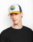 Born to kitesurfen Bruin / Blauw / Geel