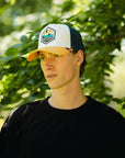 Born to kitesurfen Bruin / Blauw / Geel