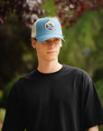Born to Surfen Blauw / Wit