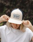Latitude Beige / Navy Blue