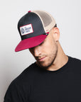 Latitude Red Wine / Navy Blue / Beige