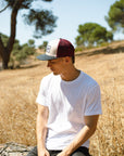 Latitude Navy Blue / Beige / Red Wine