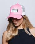 Descalço rosa / branco