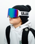 Lumihiutaleen valkoinen / vihreä