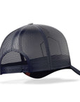 Gorra trucker deportiva unisex para hombre y mujer Born to Windsurf White / Blue