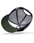 Gorra trucker deportiva unisex para hombre y mujer Born to Fly Green / Blue