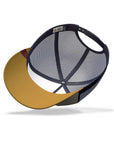 Gorra trucker deportiva unisex para hombre y mujer Born to Dunk Brown / Blue / Yellow