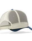Gorra trucker deportiva unisex para hombre y mujer Born to Be Free Blue / White