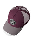 Gorra trucker deportiva unisex para hombre y mujer Born to Be Free Red / Grey
