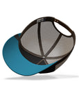 Gorra trucker deportiva unisex para hombre y mujer Born to Be Free Blue / Brown