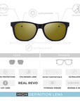 Gafas de Sol Polarizadas Arrecife Black Bronze 24 024 03 - Gafas de Sol Hombre - Gafas de Sol Mujer