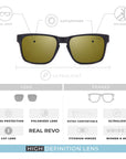 Gafas de Sol Polarizadas Freeride Black Bronze 24 029 02 - Gafas de Sol Hombre - Gafas de Sol Mujer