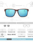 Gafas de Sol Polarizadas Freeride Wood Blue 24 029 11 - Gafas de Sol Hombre - Gafas de Sol Mujer