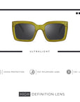 Gafas de Sol para mujer Polarizadas Hyde Green / Black