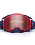 Gafas de Motocross y MTB Enduro para hombre y mujer Stone Red / Blue