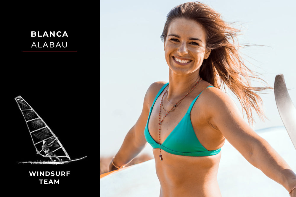 Blanca Alabau windsurf