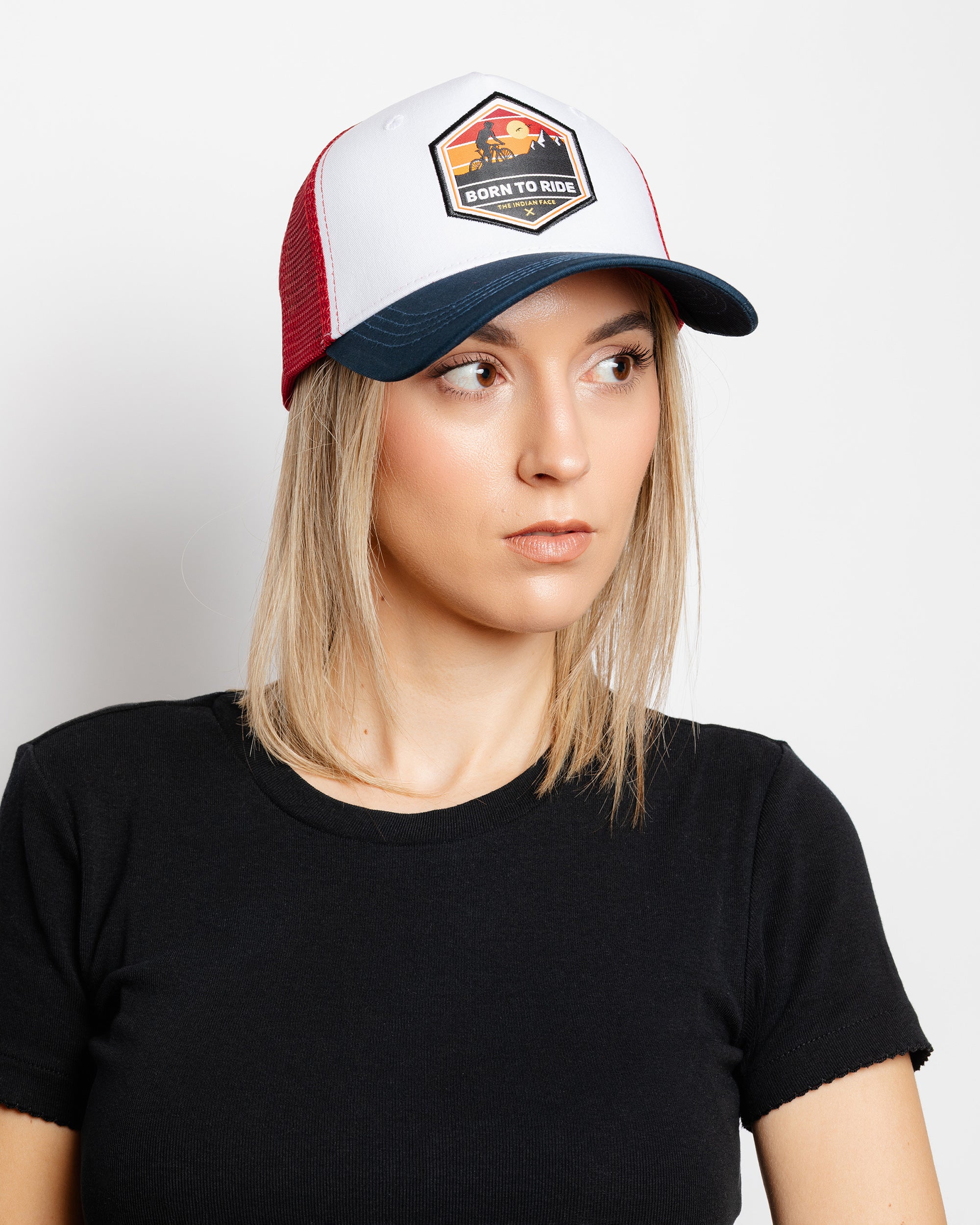 Born to Ride White / Red / Blue