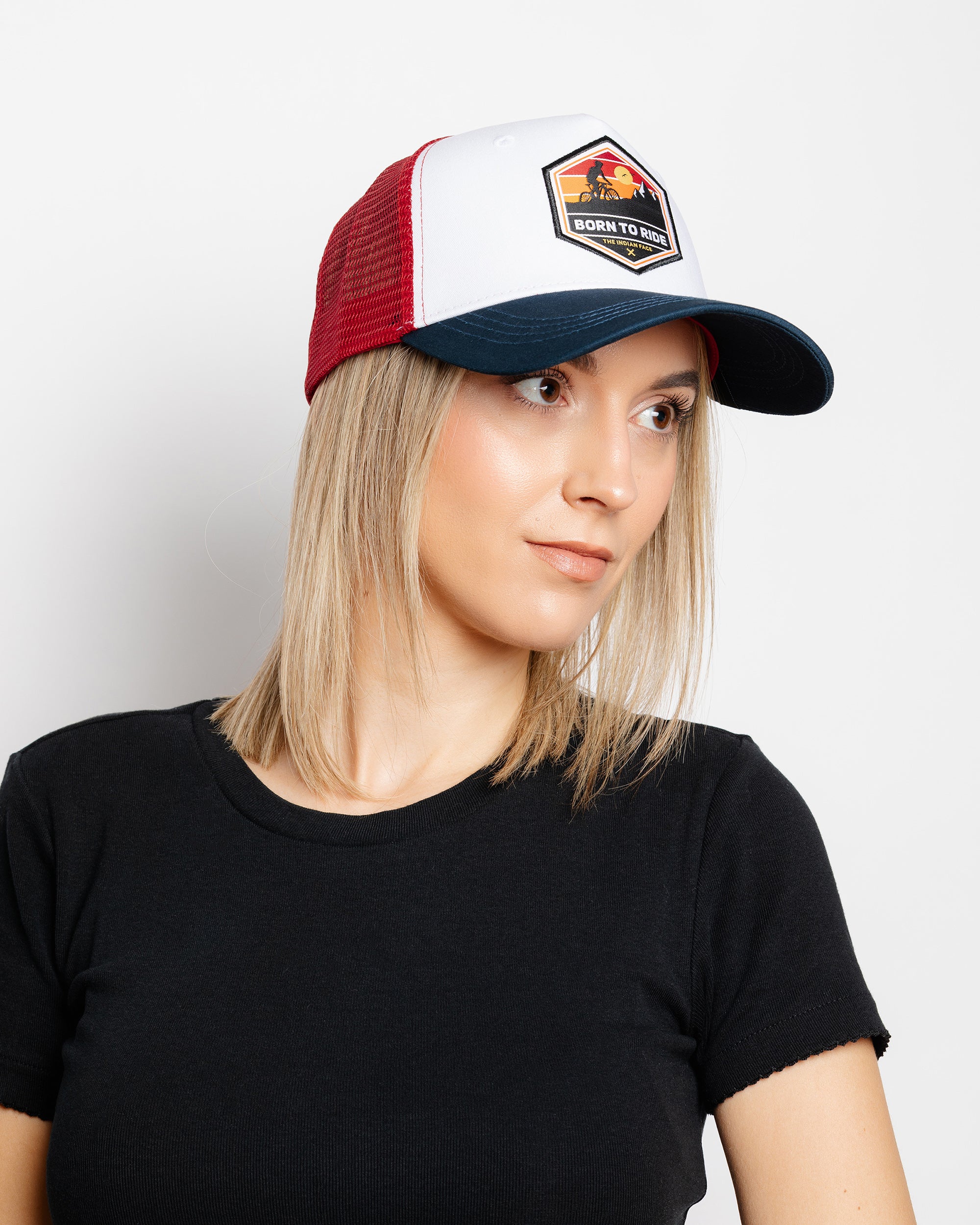 Born to Ride White / Red / Blue