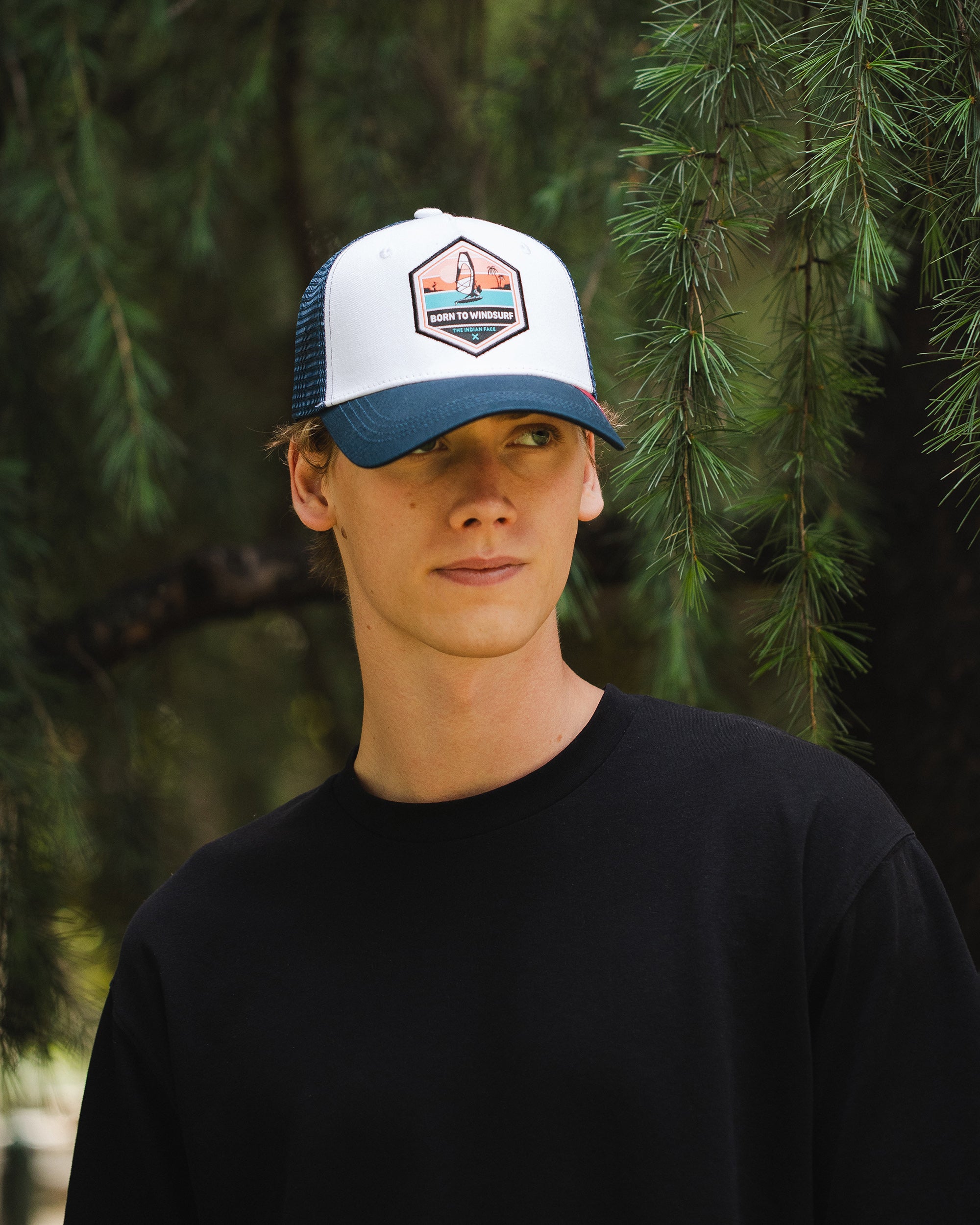 Born to Windsurf White / Blue