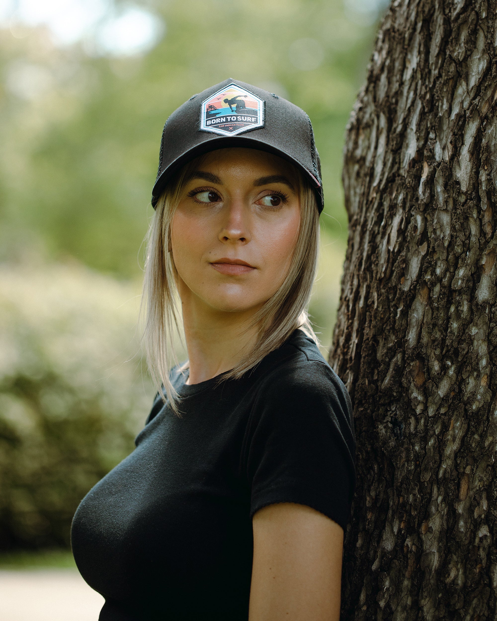 Born to surfe navy blå