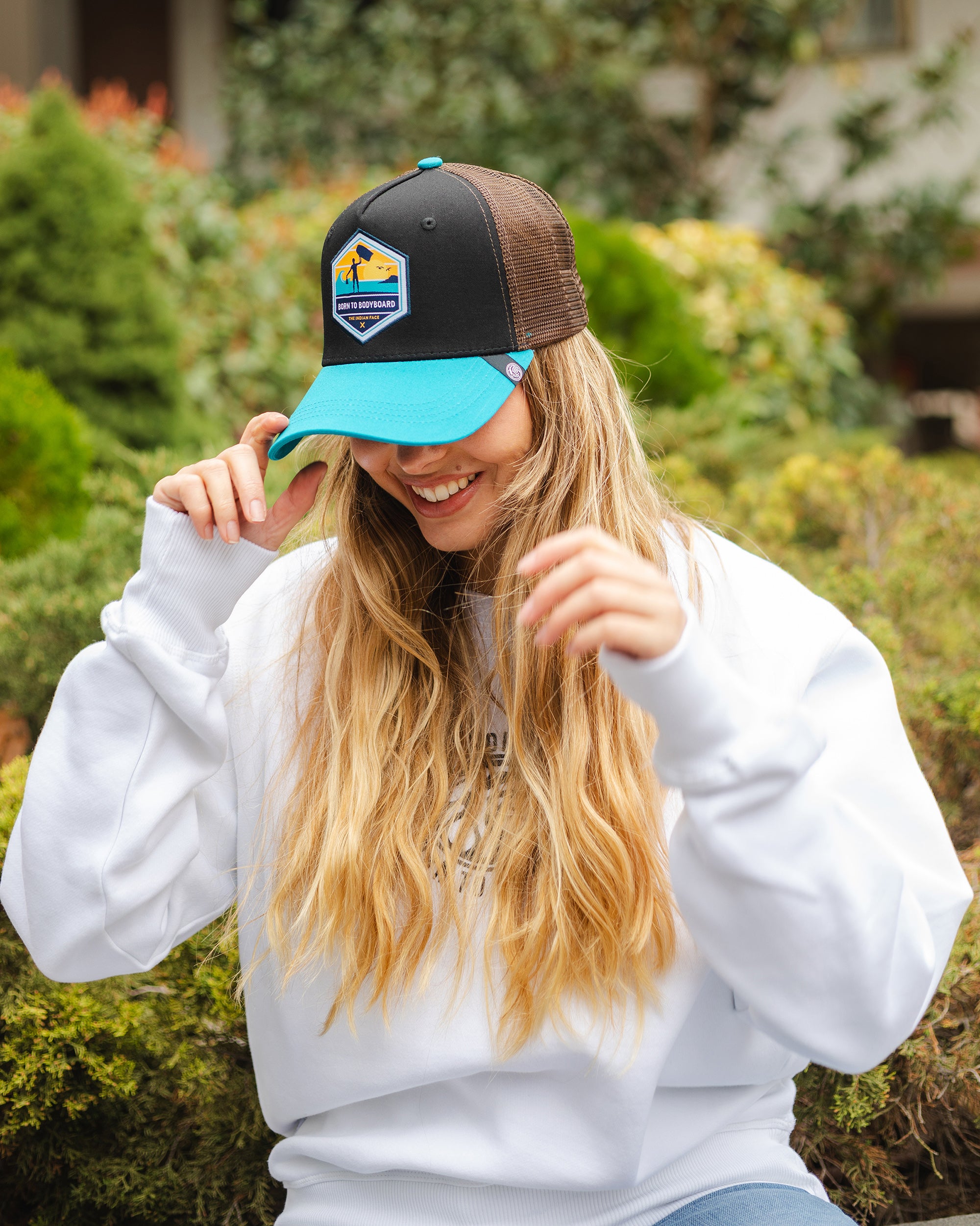 Born to Bodyboard Blu / Marrone