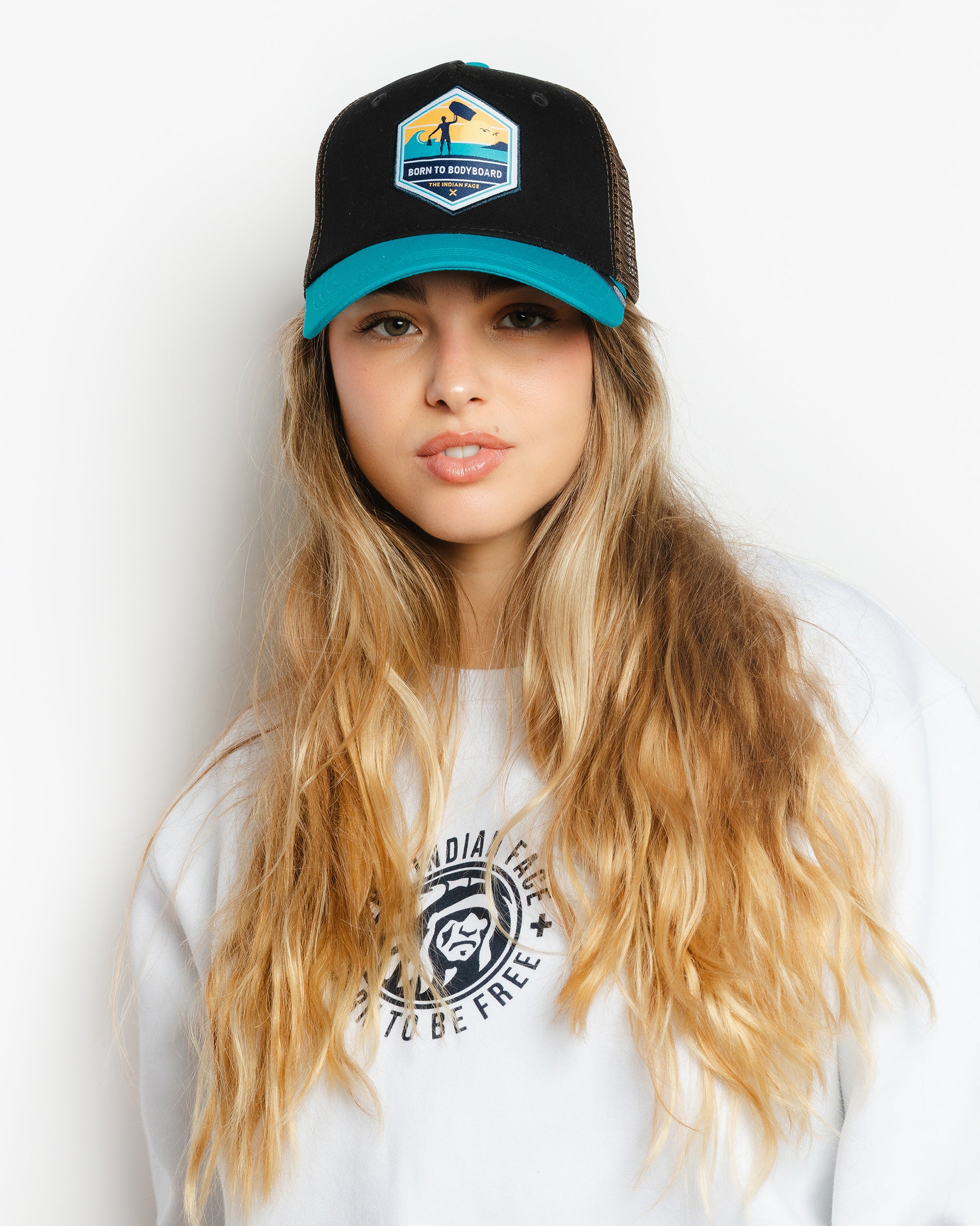 Born to Bodyboard Blu / Marrone