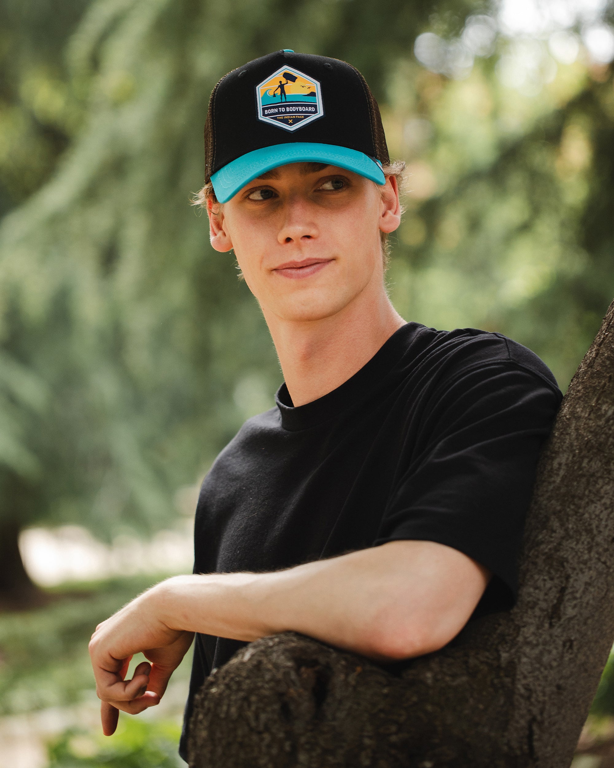 Born to Bodyboard Blu / Marrone
