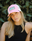 Descalço rosa / branco