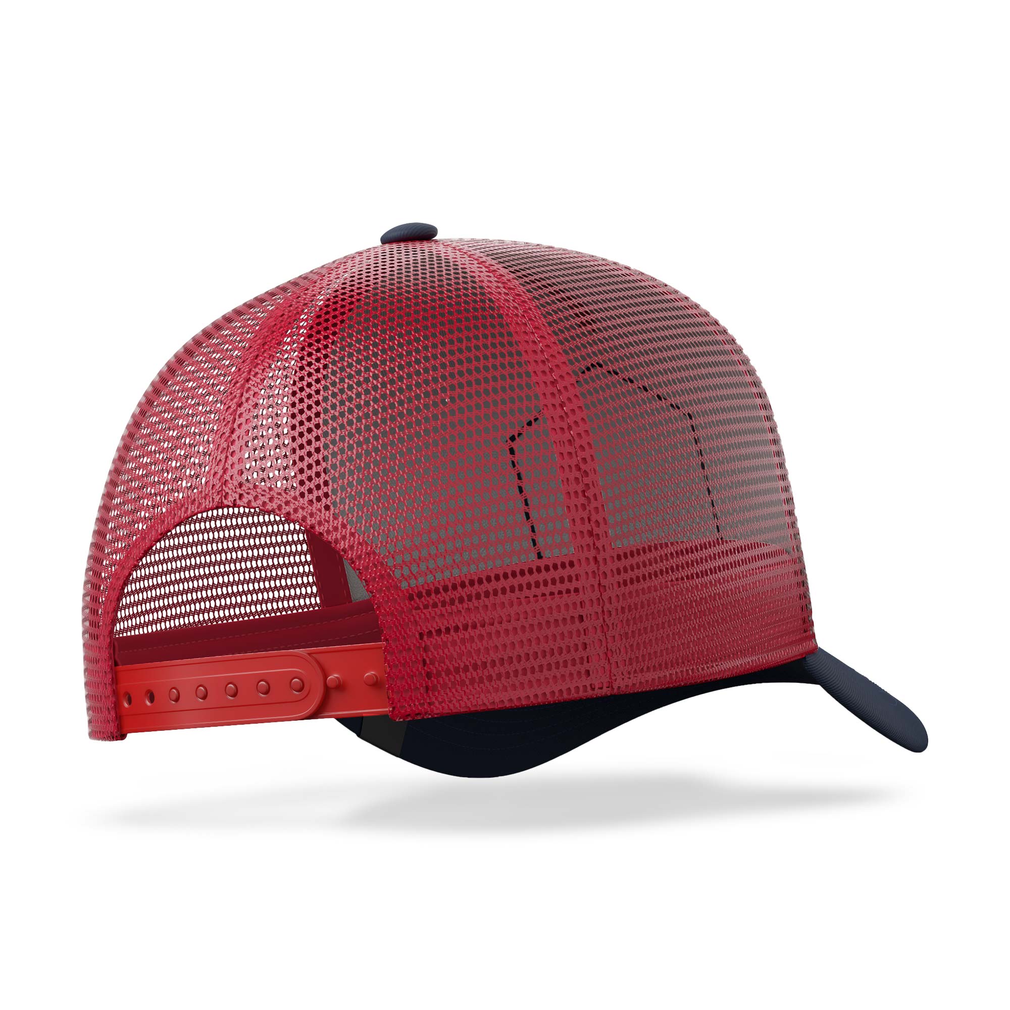 Gorra trucker deportiva unisex para hombre y mujer Born to Sail White / Red / Blue