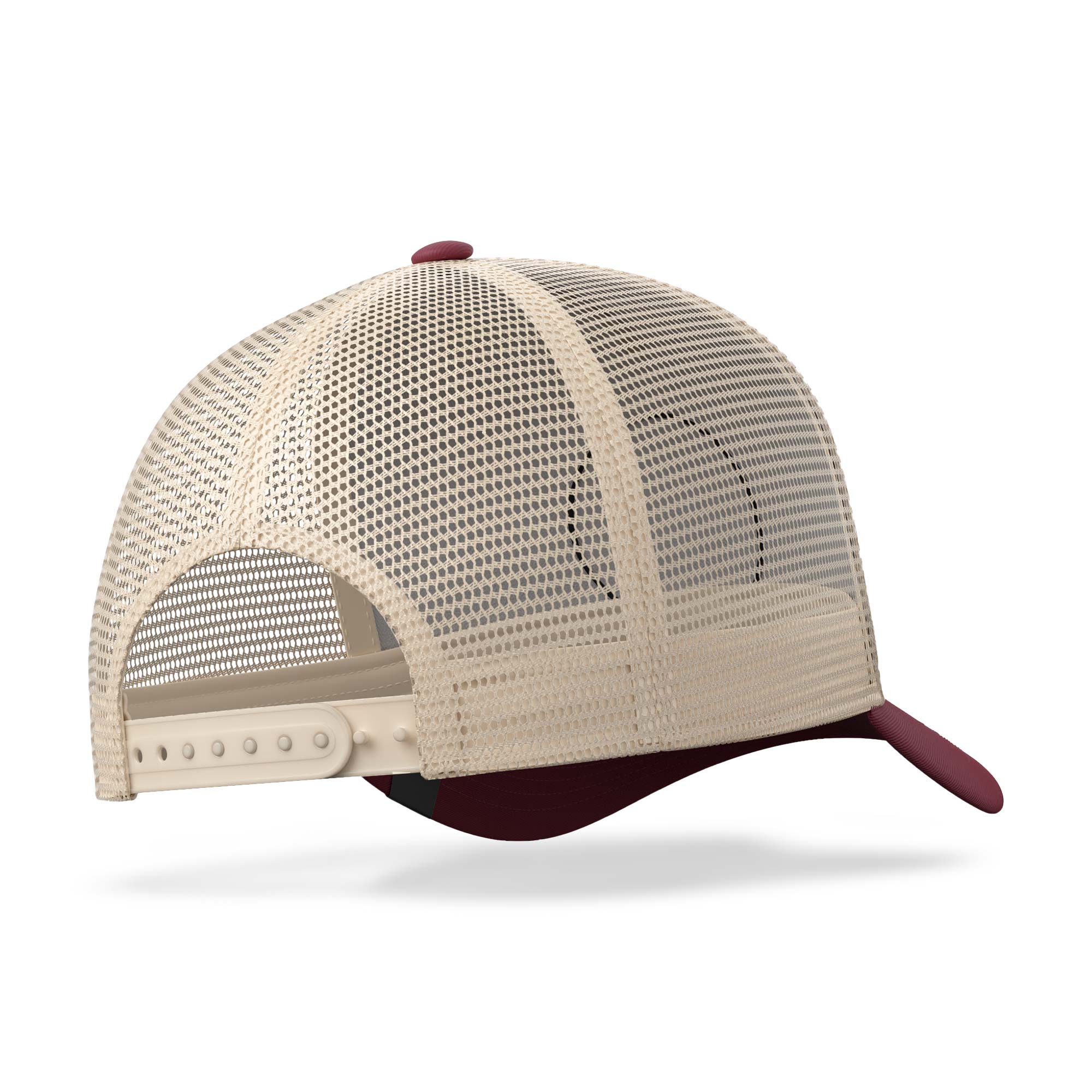 Gorra trucker deportiva unisex para hombre y mujer Born to Be Free Brown / Grey / Red