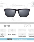 Gafas de Sol Polarizadas Polar Black Black 24 025 01 - Gafas de Sol Hombre - Gafas de Sol Mujer