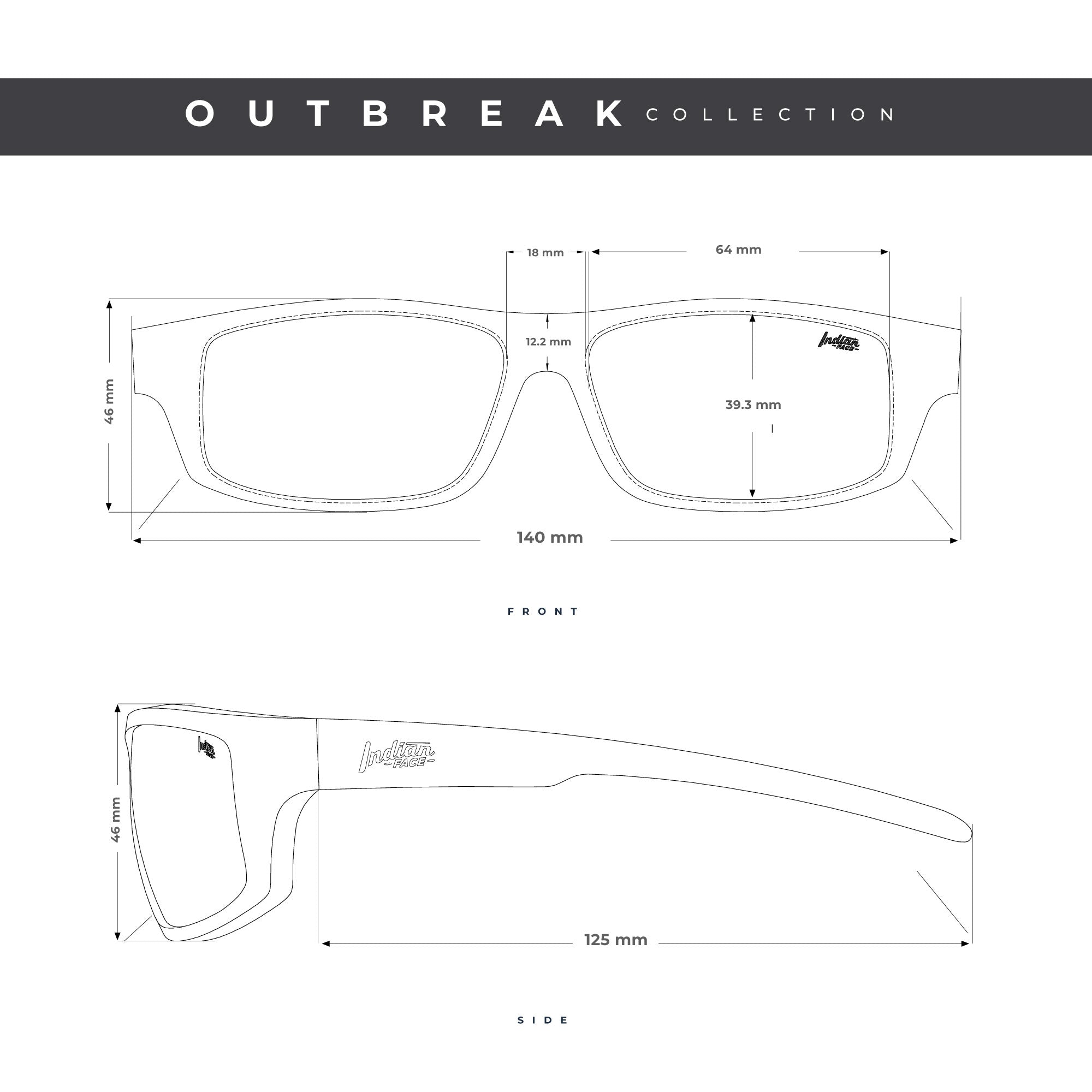 Gafas de Sol Polarizadas Outbreak Black Bronze 24 026 02 - Gafas de Sol Hombre - Gafas de Sol Mujer