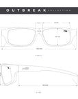 Gafas de Sol Polarizadas Outbreak Black Blue 24 026 03 - Gafas de Sol Hombre - Gafas de Sol Mujer