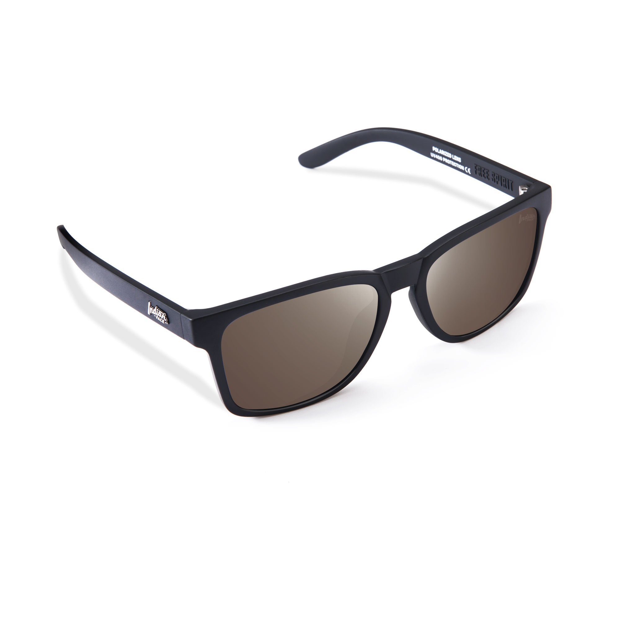 Gafas de Sol Polarizadas Free Spirit Black Brown 24 027 03 - Gafas de Sol Hombre - Gafas de Sol Mujer