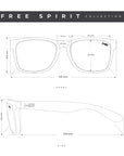 Gafas de Sol Polarizadas Free Spirit Tortoise Black 24 027 09 - Gafas de Sol Hombre - Gafas de Sol Mujer