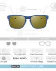 Gafas de Sol Polarizadas Freeride Blue Bronze 24 029 06 - Gafas de Sol Hombre - Gafas de Sol Mujer