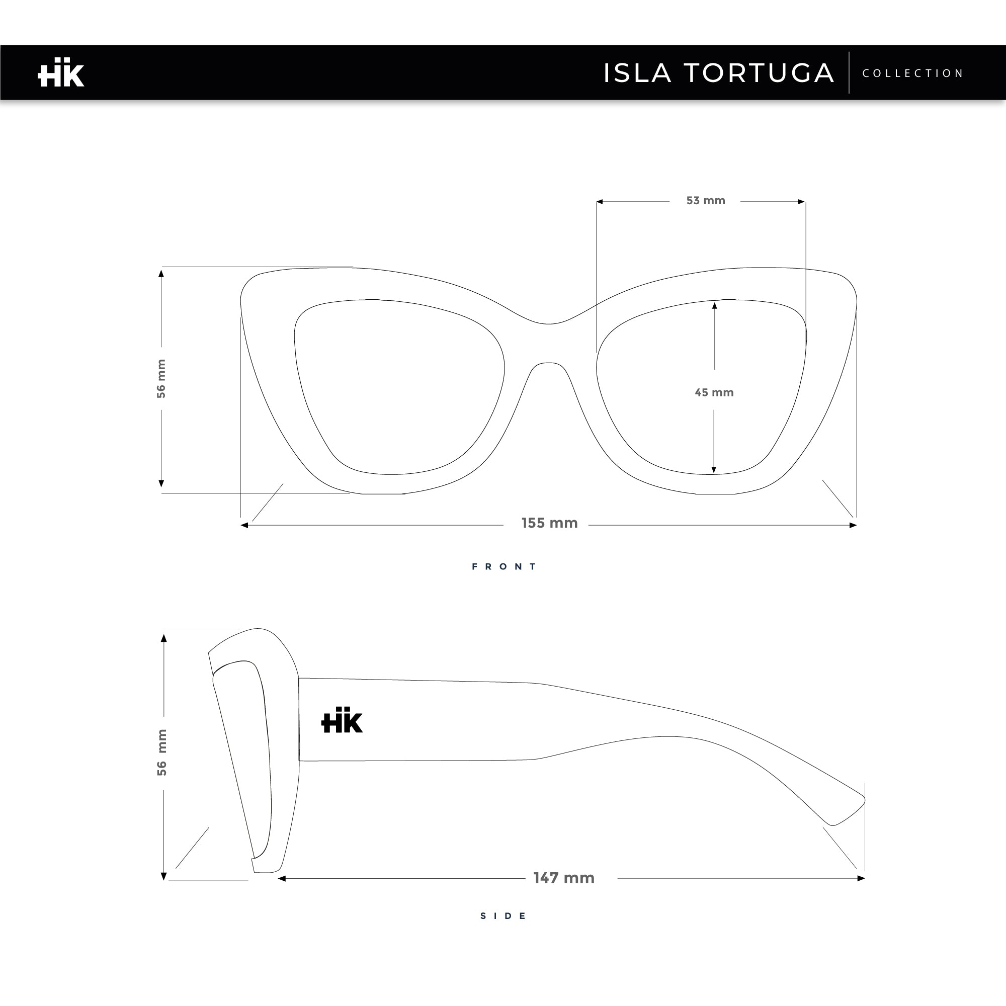 Isla Tortuga Black / Black
