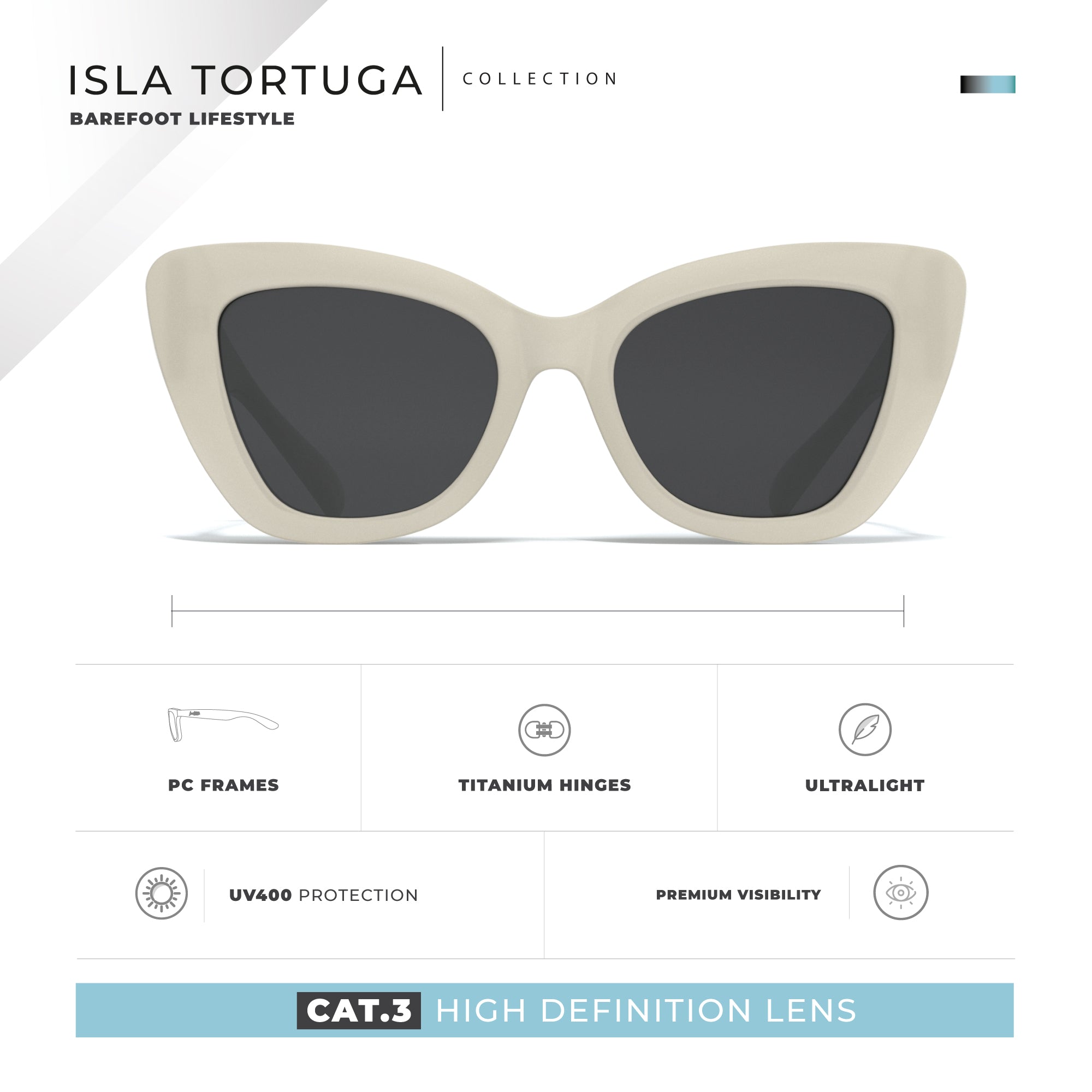Isla Tortuga White / Black