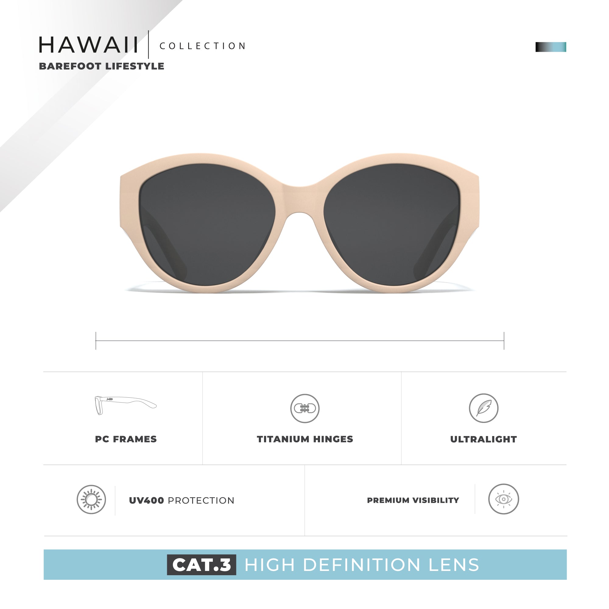 Hawaii bianco / nero
