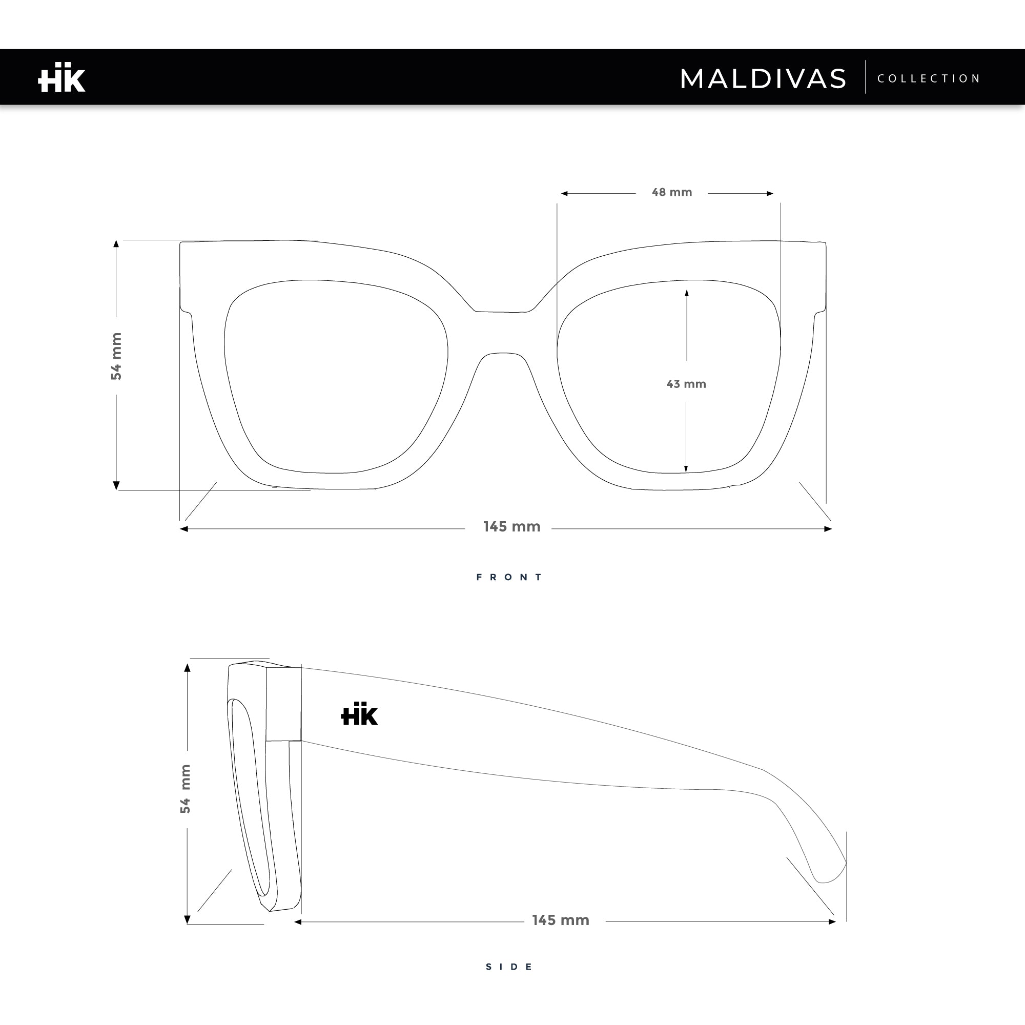 Maldivas Orange / Black
