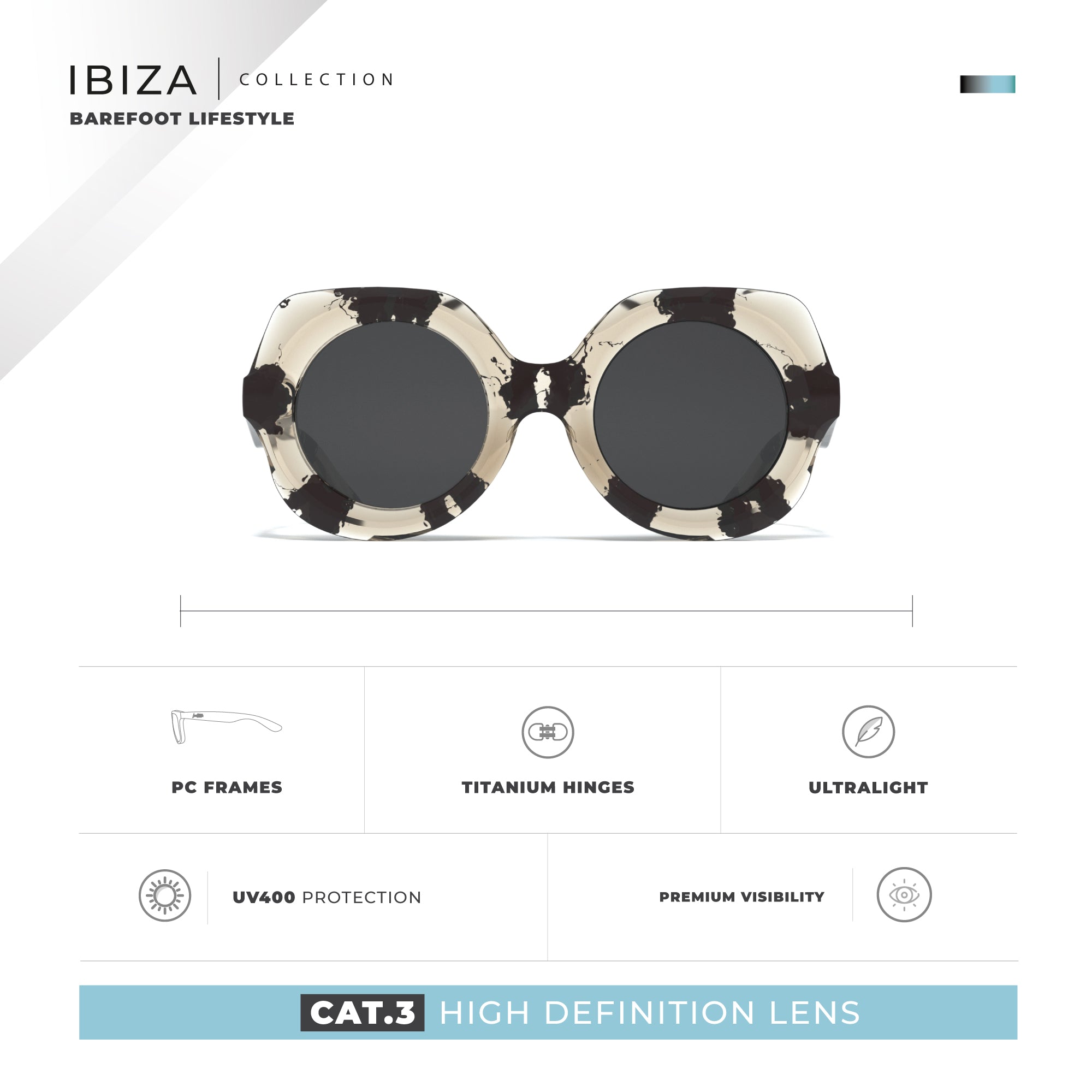 Ibiza Tortoise / Black