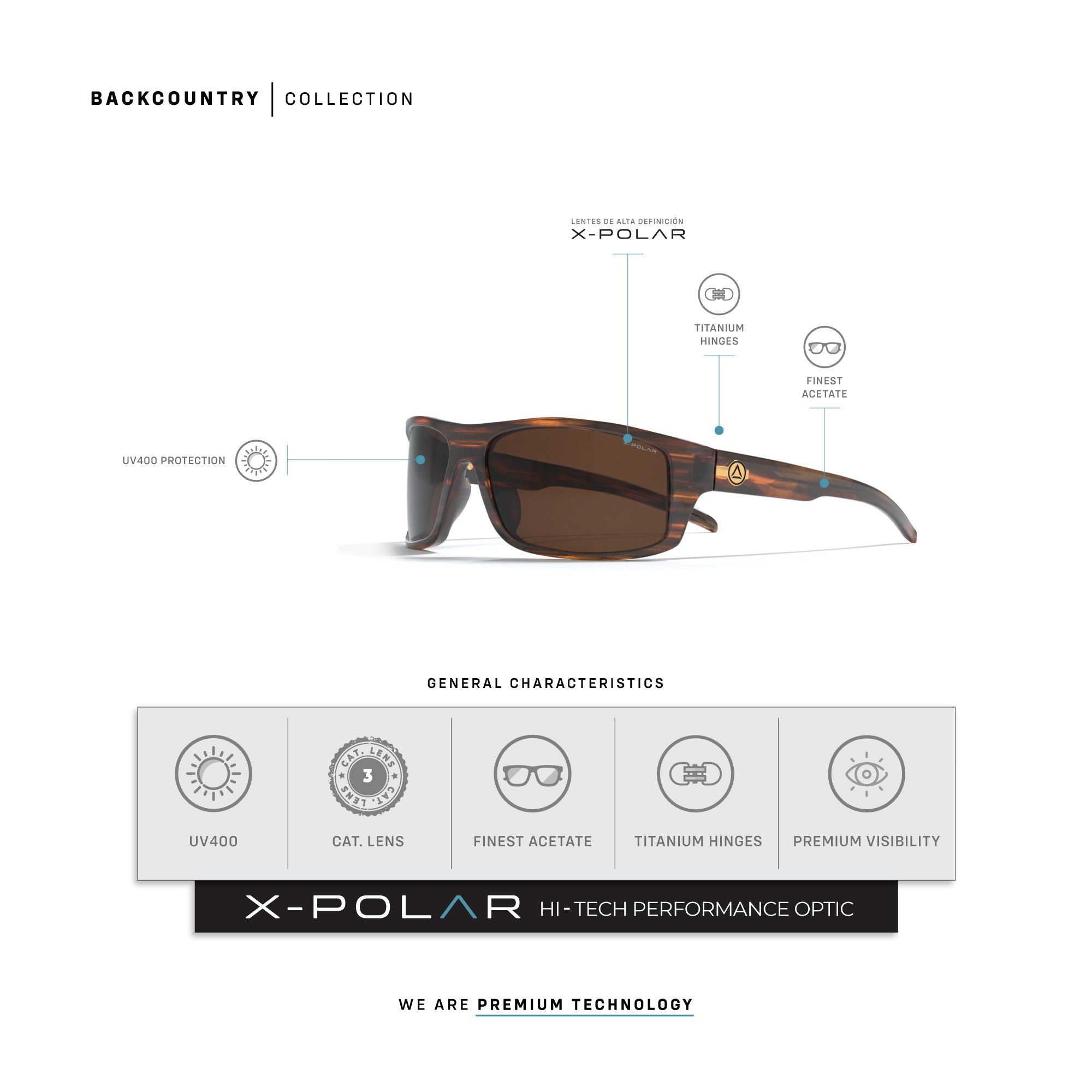 Backcountry Black Tortoise / Brown