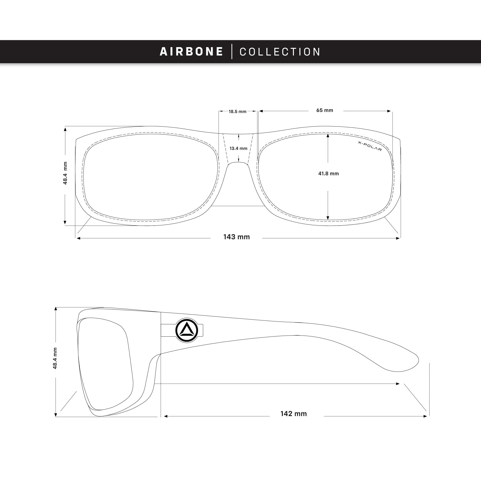 Airborne Brown Tortoise / Black